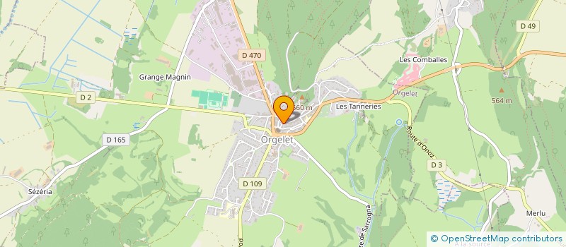 localisation de l'entreprise CLUB EPMM DE PIMORIN  PIMORIN