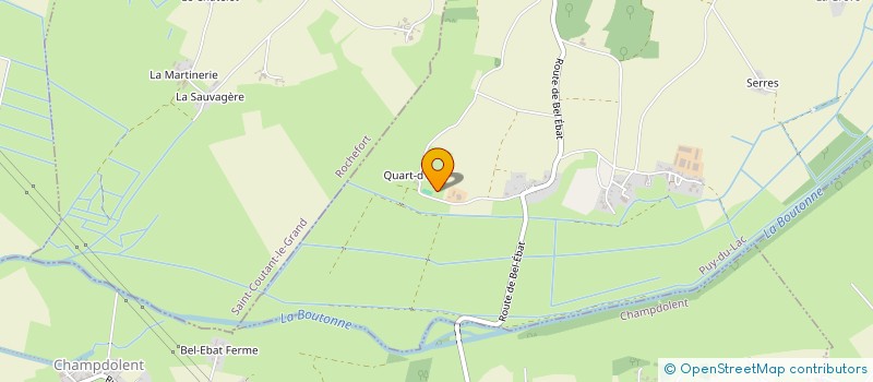 localisation de l'entreprise CLUB EQUESTRE DU QUART D ECU  PUY-DU-LAC