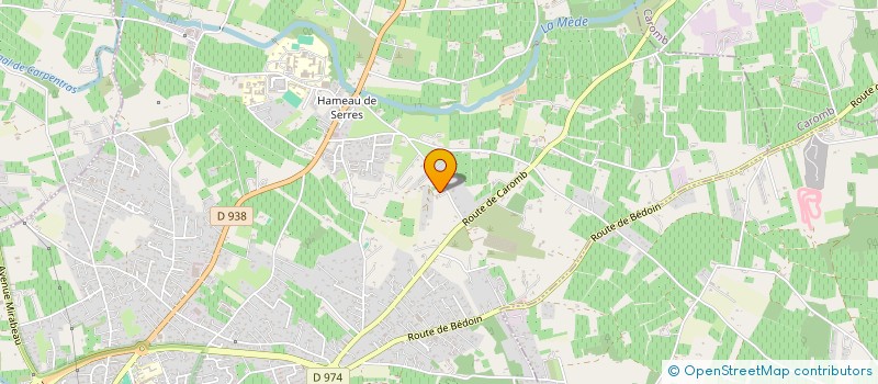localisation de l'entreprise CLUB ESCALADE SENSABLOC à CARPENTRAS