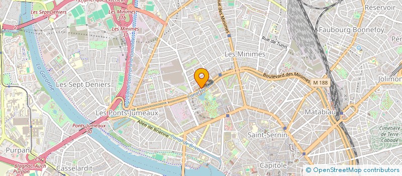 localisation de l'entreprise CLUB ESCAPADES EN MIDI-PYRENEES  TOULOUSE