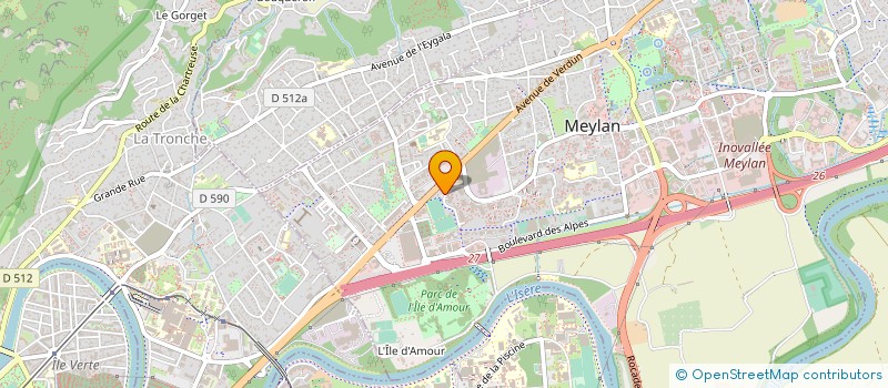 localisation de l'entreprise CLUB ESF à MEYLAN