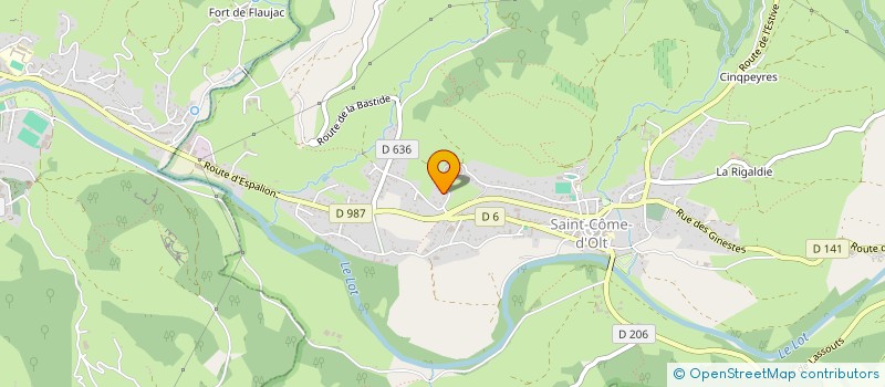 localisation de l'entreprise CLUB ESPALIONNAIS DE RETRAITE SPORTIVE  ESPALION