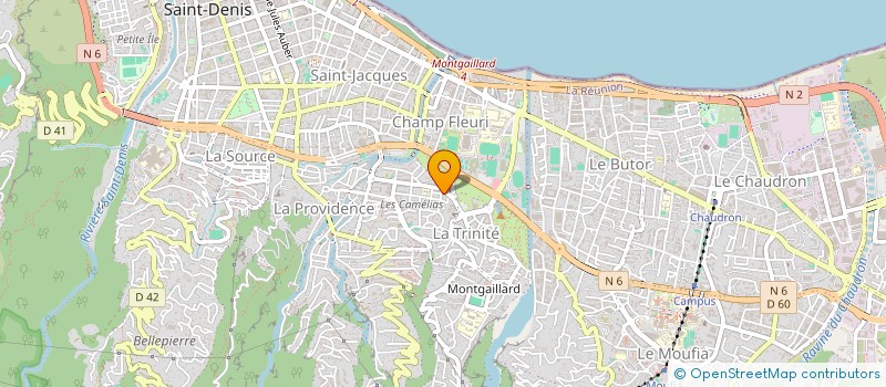 localisation de l'entreprise CLUB ESPOIR à SAINT-DENIS