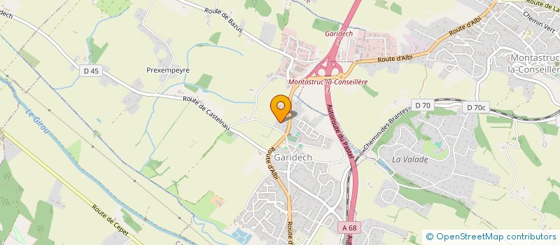 localisation de l'entreprise CLUB ET CONCERT  GARIDECH