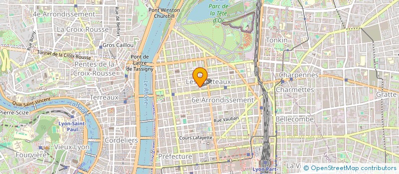 localisation de l'entreprise CLUB ET SOFA à LYON