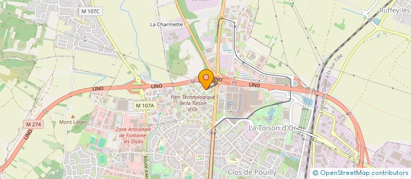 localisation de l'entreprise CLUB ETI BOURGOGNE-FRANCHE-COMTE  DIJON