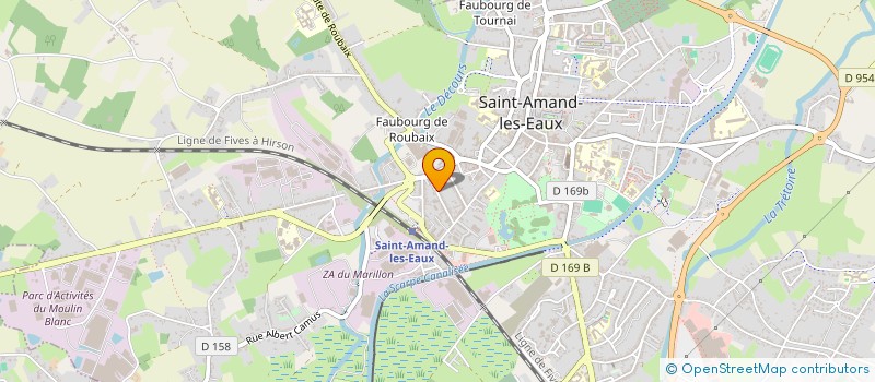 localisation de l'entreprise CLUB EUD' MOLKKY à SAINT-AMAND-LES-EAUX