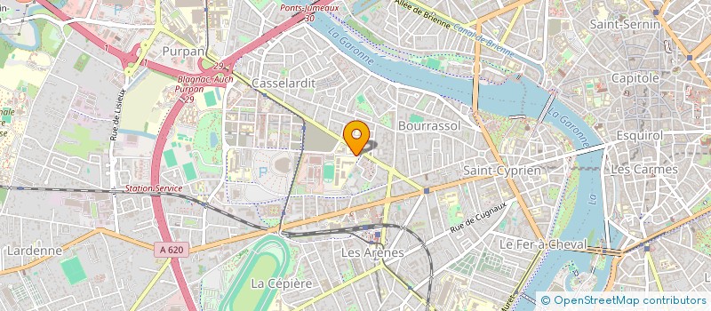 localisation de l'entreprise CLUB EUROPE MAGHREB MIDI PYRENEES à TOULOUSE