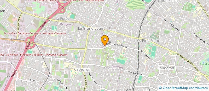 localisation de l'entreprise CLUB EUROPEEN DE L'AUTOMOBILE  BORDEAUX