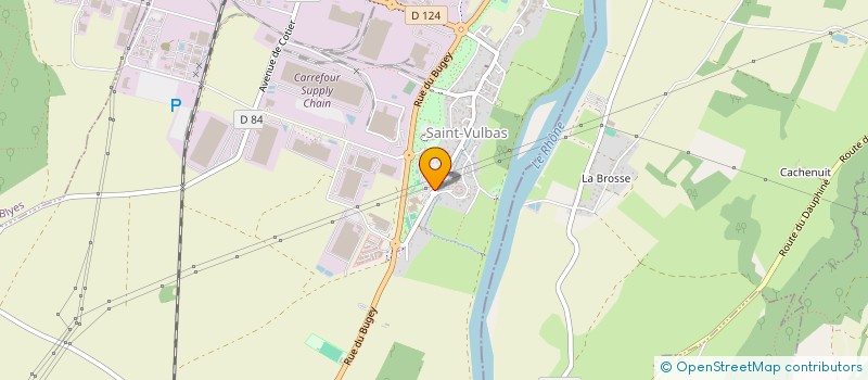 localisation de l'entreprise CLUB EVASION  SAINT-VULBAS