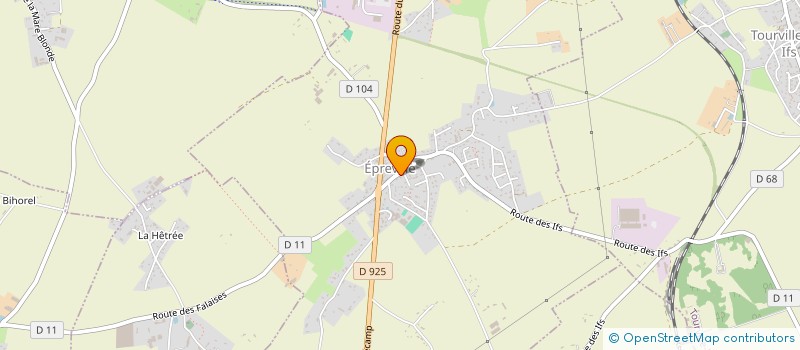 localisation de l'entreprise CLUB EVASION-FOYER RURAL DE COLLEVILLE  COLLEVILLE