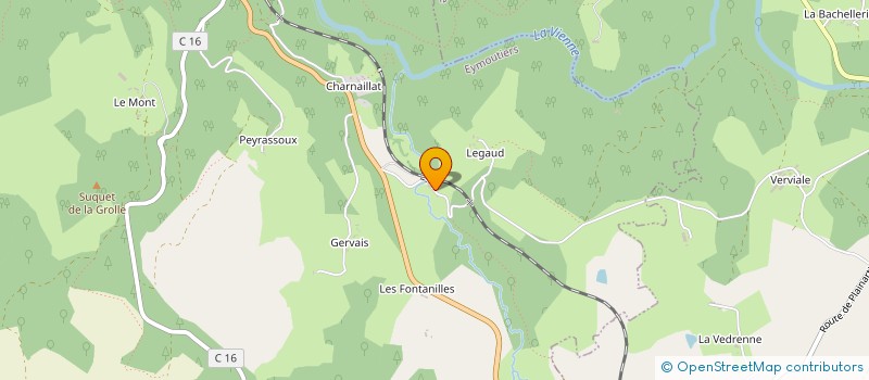 localisation de l'entreprise CLUB EYMOUTIERS MINERAUX  EYMOUTIERS