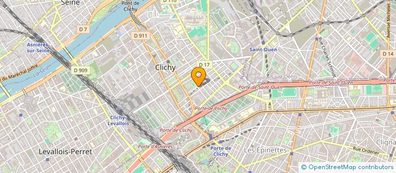 localisation de l'entreprise CLUB FANNY à CLICHY