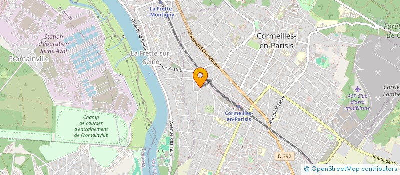 localisation de l'entreprise CLUB FEM ACTIVITES MANUELLES CULTURELLES à CORMEILLES-EN-PARISIS