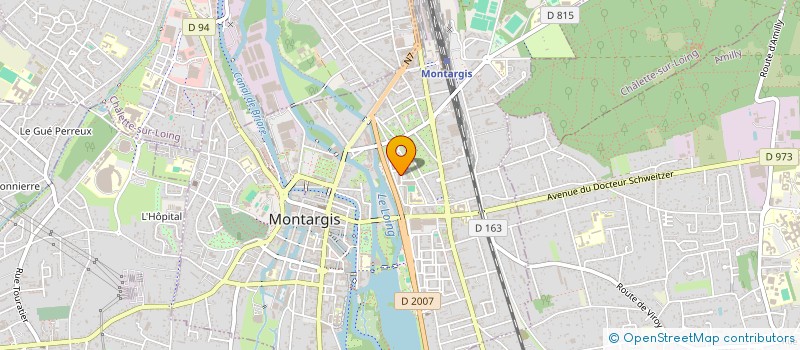 localisation de l'entreprise CLUB FEMINA à MONTARGIS
