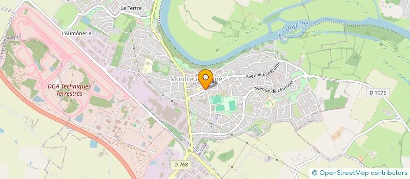 localisation de l'entreprise CLUB FEMININ JALESSY  MONTREUIL JUIGNE