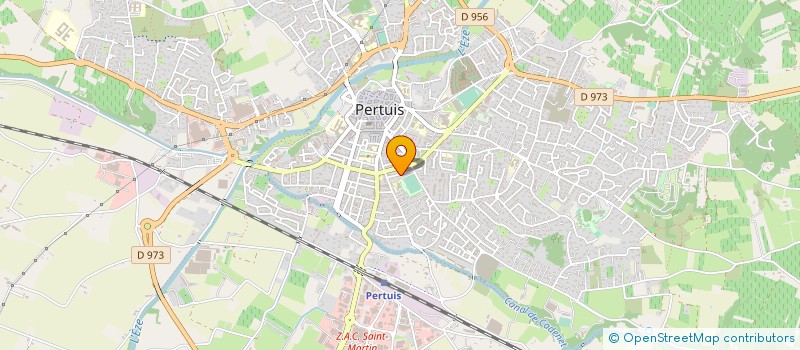 localisation de l'entreprise CLUB FEMININDE PORTUIS à PERTUIS