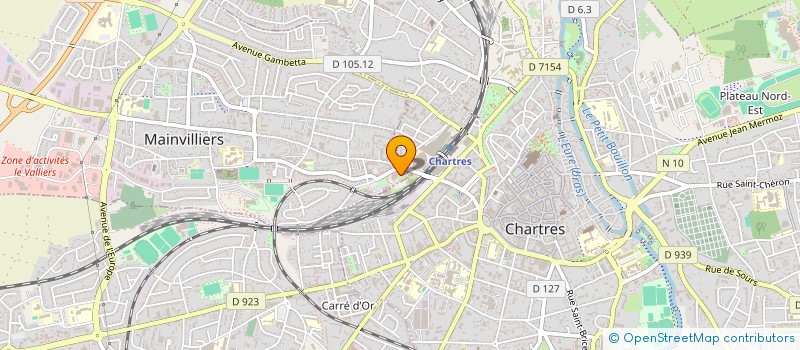 localisation de l'entreprise CLUB FERGUSON-FRANCE à MAINVILLIERS
