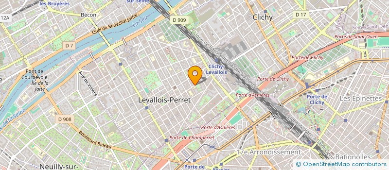 localisation de l'entreprise CLUB FERRARI FRANCE à LEVALLOIS-PERRET