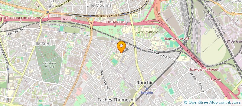 localisation de l'entreprise CLUB FILBERT JOIE à LILLE