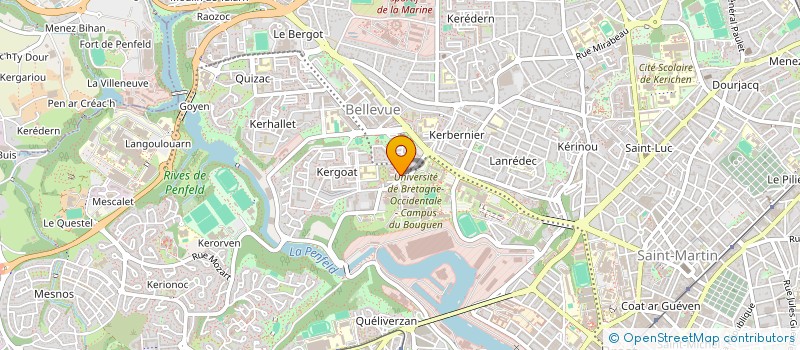 localisation de l'entreprise CLUB FITNESS & NUTRITION BRESTOIS à BREST