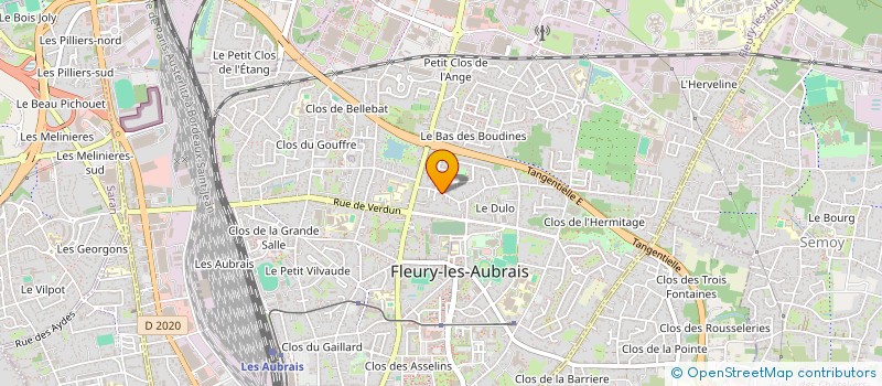 localisation de l'entreprise CLUB FLEURY 7 à FLEURY-LES-AUBRAIS