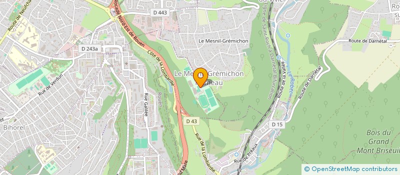 localisation de l'entreprise CLUB FOOT AMERICAIN ROUEN LES LEOPARDS à ROUEN