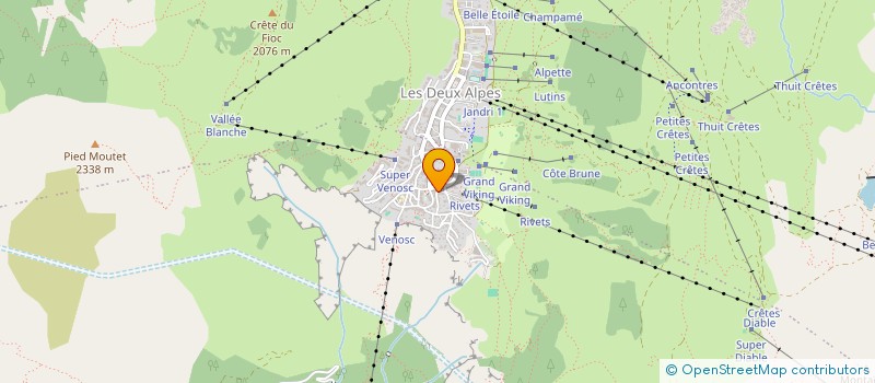 localisation de l'entreprise CLUB FORME à LES DEUX ALPES