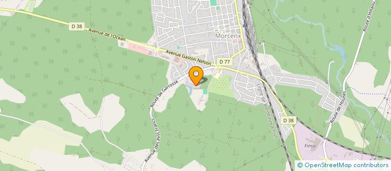 localisation de l'entreprise CLUB FORME MORCENAIS à MORCENX-LA-NOUVELLE