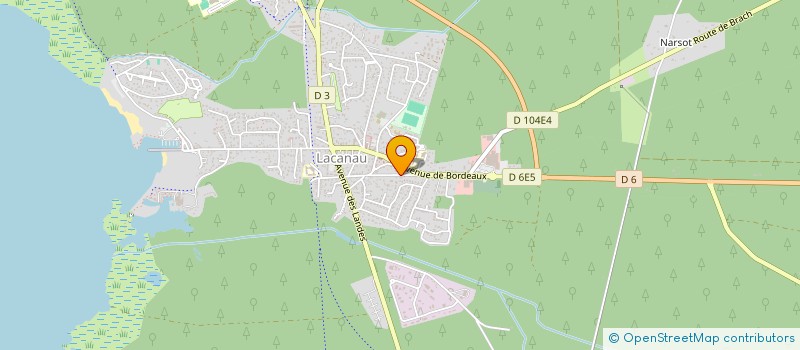 localisation de l'entreprise CLUB FRA17WING PERFORMANCE  LACANAU