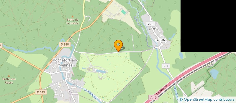 localisation de l'entreprise CLUB FRANCAIS DES CHIENS NORDIQUES ET DES SPITZ DU JAPON  ROCHEFORT-EN-YVELINES