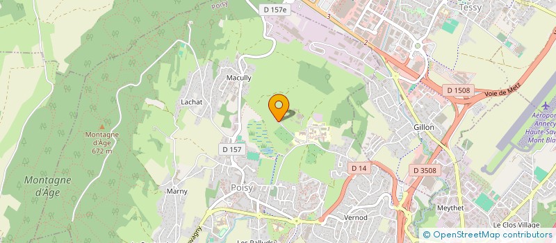 localisation de l'entreprise CLUB FRANCAIS DU CAUCHOIS  POISY