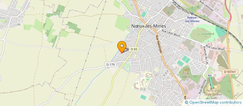 localisation de l'entreprise CLUB FRANCAS SPORTS LOISIRS EVASIONS FOR  NUX-LES-MINES