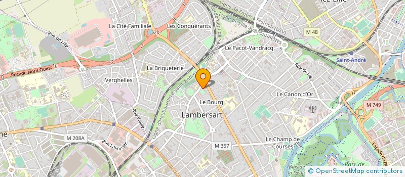 localisation de l'entreprise CLUB FRANCO AMERICAIN à LAMBERSART