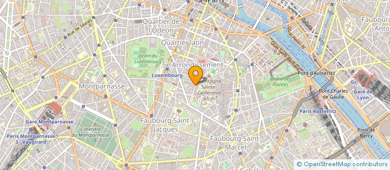 localisation de l'entreprise CLUB FRANCOP CELLU DENDRITIQ  PARIS