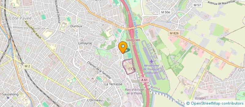 localisation de l'entreprise CLUB GALAXIE  TOULOUSE