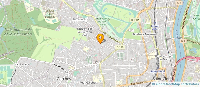 localisation de l'entreprise CLUB GARCHOIS BOXE FRANCAISE SAVATE à GARCHES