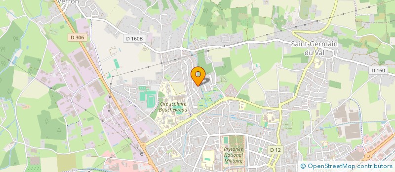 localisation de l'entreprise CLUB GENEALOGIQUE FLECHOIS à LA FLECHE