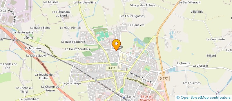 localisation de l'entreprise CLUB GENERATIONS MOUVEMENT LES AINES RURAUX DE JANZE - CLUB DE L'AMITIE DE JANZE  JANZE