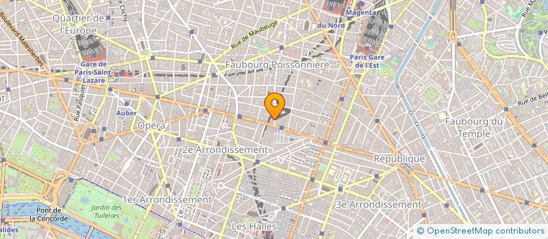 localisation de l'entreprise CLUB GRANDS BOULEVARDS à PARIS