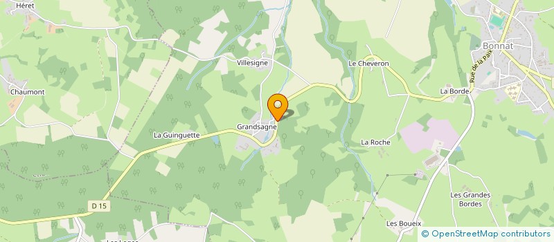 localisation de l'entreprise CLUB GRANDSAGNE 2000 à BONNAT