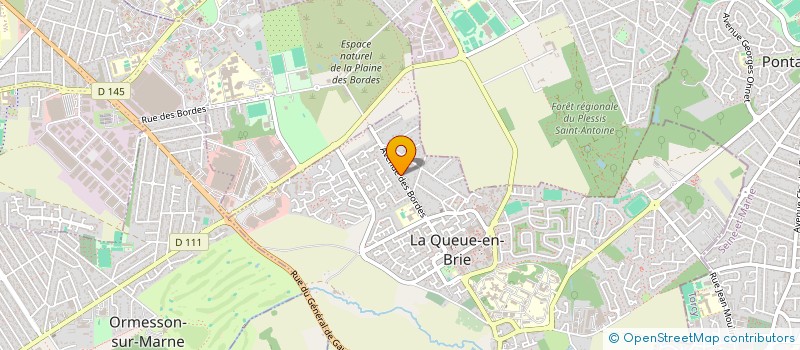 localisation de l'entreprise CLUB GROUP  LA QUEUE EN BRIE