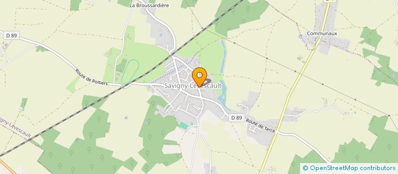 localisation de l'entreprise CLUB GROUP'OMNISPORTS DE SAINT JULIEN L'ARS  SAINT JULIEN L'ARS