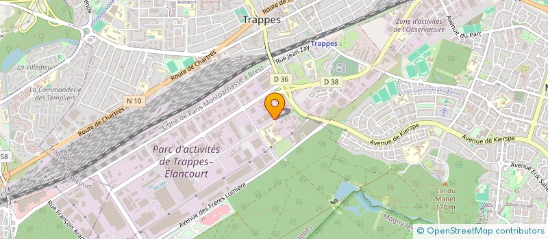 localisation de l'entreprise CLUB GROUPE à TRAPPES