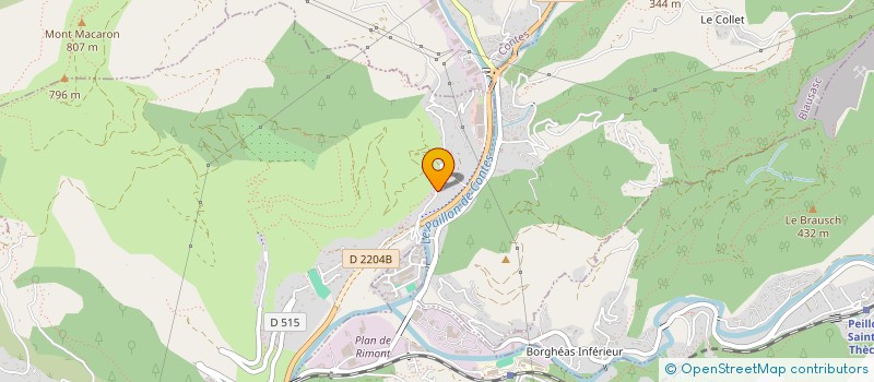 localisation de l'entreprise CLUB GV CANTARONNAIS  CANTARON