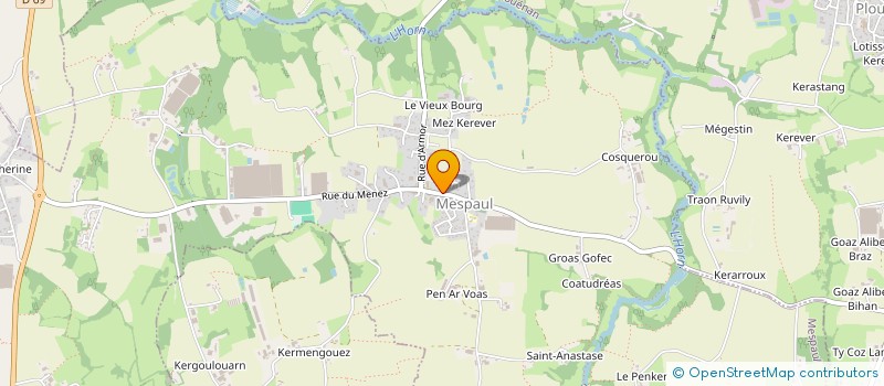 localisation de l'entreprise CLUB GYM ADULTES INTER AGES  PLOUENAN