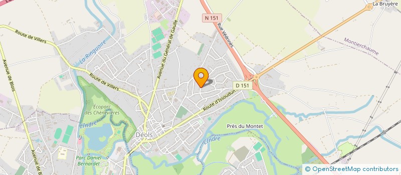 localisation de l'entreprise CLUB GYM DEOLS à DEOLS