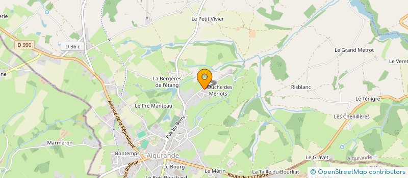 localisation de l'entreprise CLUB GYM GYM à AIGURANDE