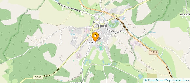 localisation de l'entreprise CLUB GYM TONIC RYTHME SOUPLESSE DETENTE  MAREUIL EN PERIGORD