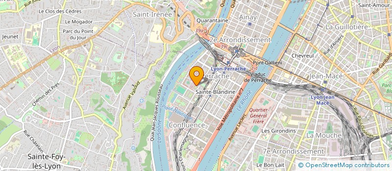 localisation de l'entreprise CLUB GYM.VOLONTAIRE BELLECOUR AINAY à LYON